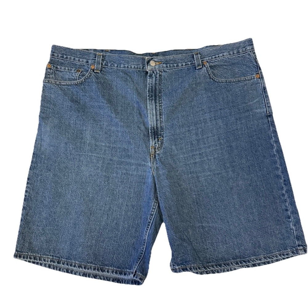 Levi's 550 Relaxed Fit Denim Shorts Men's 48 Blue Jean Jorts Loose Skater Y2K